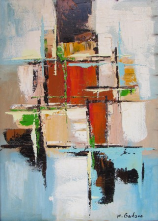 C'est une peinture abstraite